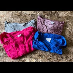 Lot of 4 Motherhood Maternity Tops Size M